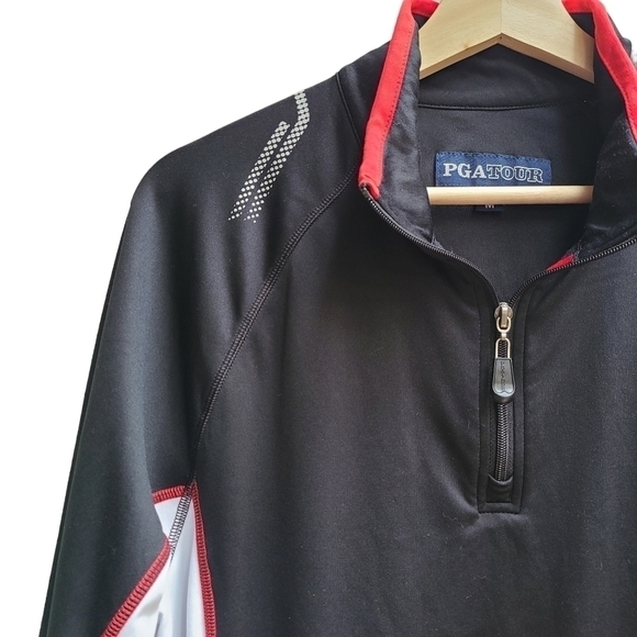 PGA Tour Light-weight Fleece Pullover, Size Medium - Picture 3 of 9